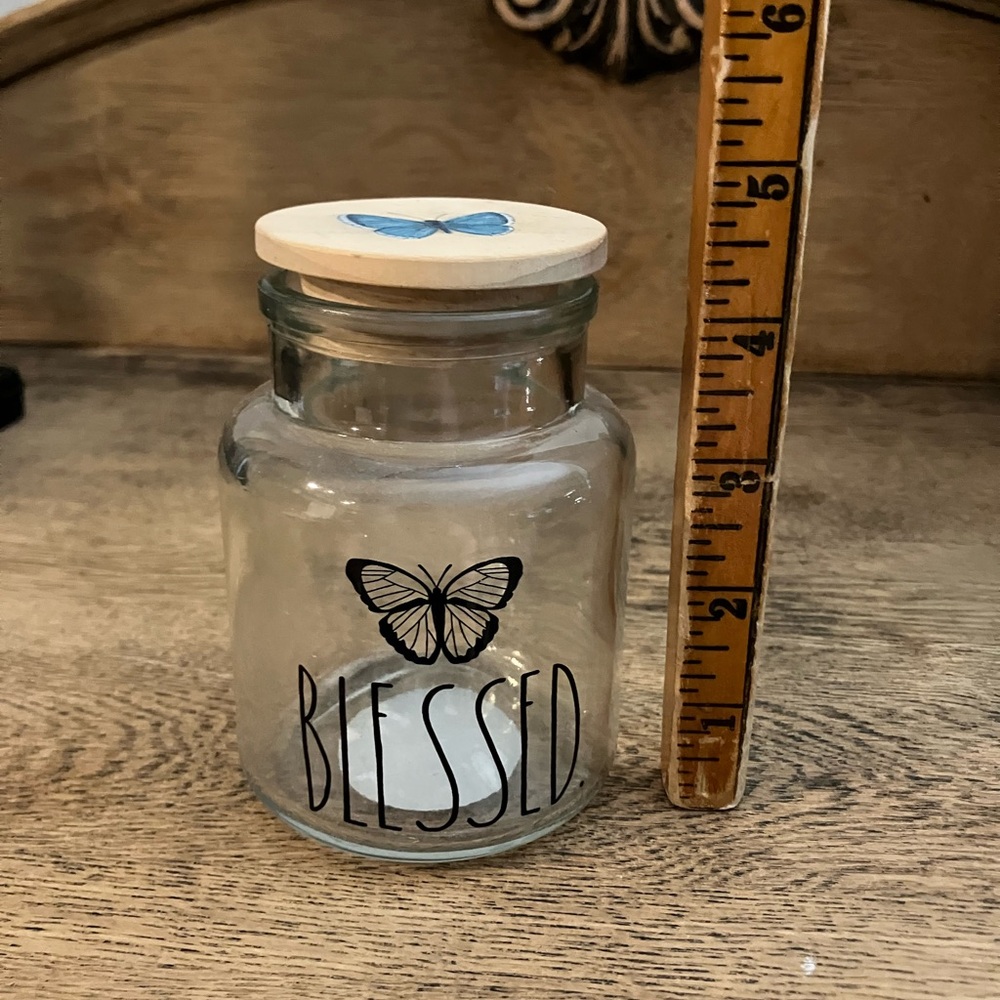 Rae Dunn Bath Jar - Blessed